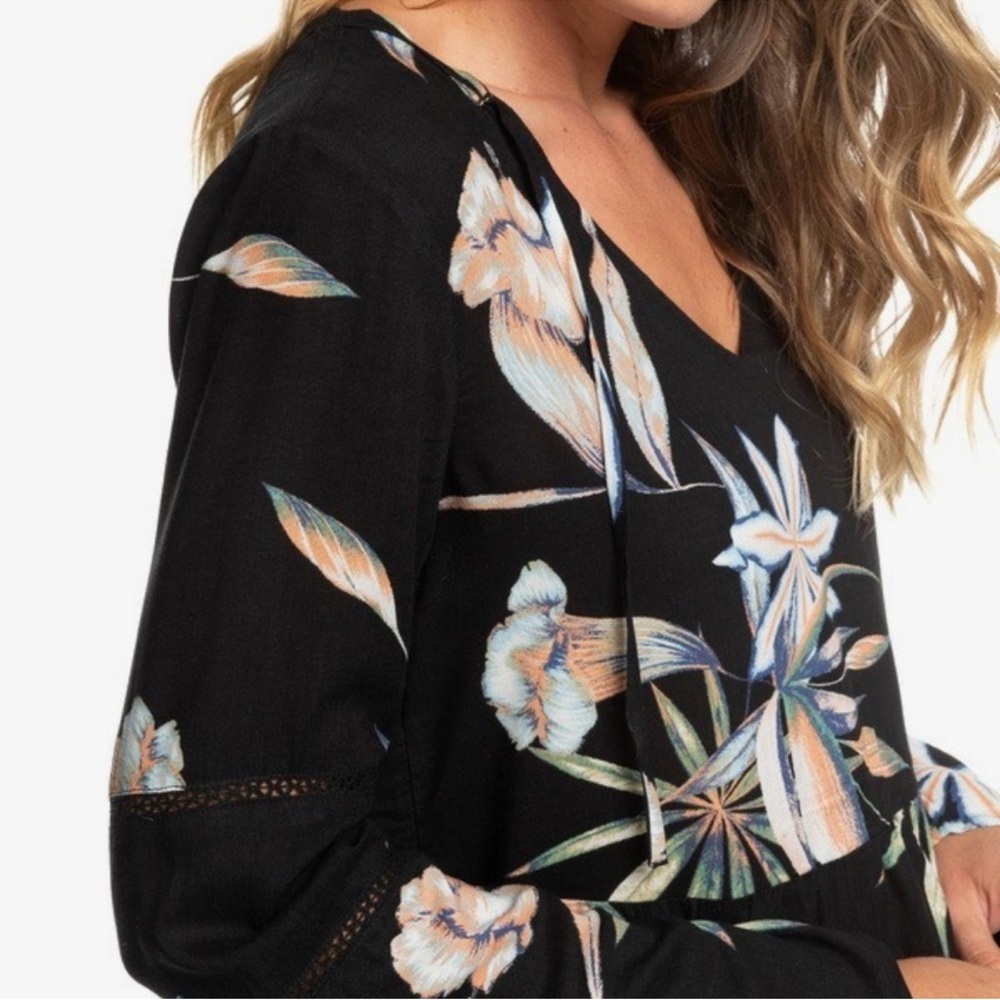 NWT Roxy Floral Top - Picture 3 of 12